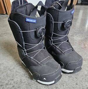 Burton Kids Zipline Step On Boots - Black